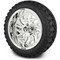 Lakeside Buggies MODZ 14" Carnage Chrome Wheels & Off-Road Tires Combo- G1-5421-CM OFF-ROAD OPTION Modz Tire & Wheel Combos