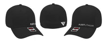 Black Flex Fit Fleet Lithium Baseball Cap Fleet Lithium Apparel undefined