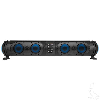 Lakeside Buggies EcoXGear Soundbar, Four Speaker, 500W, Dual Woofers and RGB Lights- RAD-508 Sound Extreme Golf Cart Audio