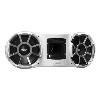 Lakeside Buggies REV 410 White V2 | Wet Sounds Revolution Series Dual 10" White Tower Speaker- REV 410 W Wet Sounds Golf Cart Audio