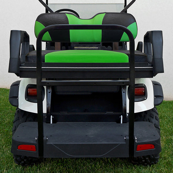 Lakeside Buggies RHOX Rhino Aluminum Seat Kit, Sport Black/Green, E-Z-Go TXT 96+- SEAT-511BG-S Rhox NEED TO SORT