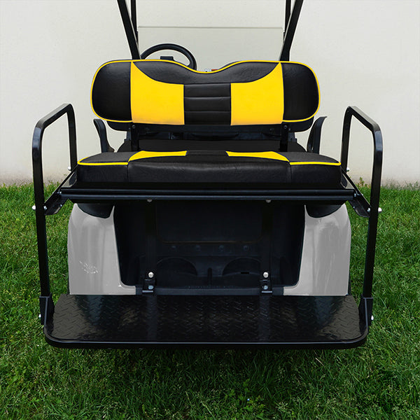 Lakeside Buggies RHOX SS Seat Kit, Rally Black/Yellow, E-Z-Go RXV 08+- SEAT-761BY-R Rhox NEED TO SORT