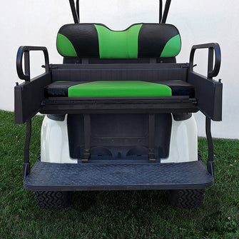 Lakeside Buggies RHOX Rhino Seat Box Kit, Sport Black/Green, E-Z-Go RXV 08+- SEAT-961BG-S Rhox NEED TO SORT