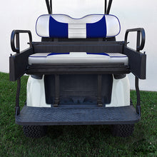 Lakeside Buggies RHOX Rhino Seat Box Kit, Rally White/Blue, E-Z-Go RXV 08+- SEAT-961WBL-R Rhox NEED TO SORT