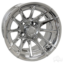 Lakeside Buggies RHOX RX102, 12 Spoke, Chrome w/ Center Cap, 12x7 ET-25- TIR-RX102 Rhox Wheels