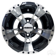 Lakeside Buggies RHOX RX190, Machined w/Black w/ Center Cap, 10x7 ET-25- TIR-RX190 Rhox Wheels