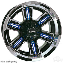 Lakeside Buggies RHOX RX285, Machined Gloss Black, 14x7 ET-25- TIR-RX285 Rhox Wheels