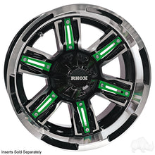 Lakeside Buggies RHOX RX285, Machined Gloss Black, 14x7 ET-25- TIR-RX285 Rhox Wheels
