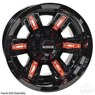 Lakeside Buggies RHOX RX286, Gloss Black, 12x7 ET-25- TIR-RX286-B Rhox Wheels