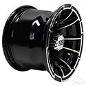 Lakeside Buggies RHOX RX392, Machined Gloss Black, 10x7 ET-25- TIR-RX392 Rhox Wheels