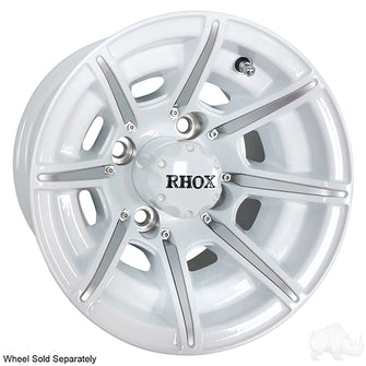 Lakeside Buggies RHOX Color Wheel Insert, Silver, Bag of 8 for RX150 Series Wheels- TIR-RX903-S Rhox Wheel Accessories