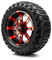 Lakeside Buggies MODZ 14" Tempest Red and Black Wheels & Off-Road Tires Combo- G1-5403-MBR OFF-ROAD OPTION Modz Tire & Wheel Combos