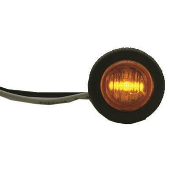 Lakeside Buggies Amber 3/4″ LED Round Light with Rubber Gasket Waterpr- 31765 Lakeside Buggies Direct Other lighting
