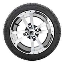 Lakeside Buggies 12” GTW Storm Trooper Black and Machined Wheels with 18” Fusion DOT Street Tires – Set of 4- A19-354 GTW Tire & Wheel Combos