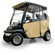 Lakeside Buggies Wheat Sunbrella 3-Sided Custom Over-The-Top Enclosure - Fits Club Car DS 2000-Up- 45067 RedDot Enclosures