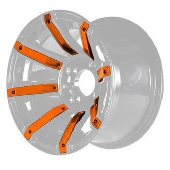 Lakeside Buggies MadJax® Orange Wheel Inserts for 14x7 Avenger Wheel- 19-083-ORG MadJax Wheel Accessories