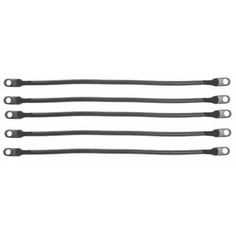 Lakeside Buggies 6 Gauge 36V 12″ Battery Cable Set For Club Car/Yamaha- 1256 Lakeside Buggies Direct Battery accessories