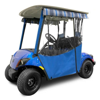 Lakeside Buggies RedDot® Chameleon Enclosure With Pacific Blue Sunbrella Fabric for Yamaha Drive2 (Years 2017-Up)- 64012 RedDot Enclosures
