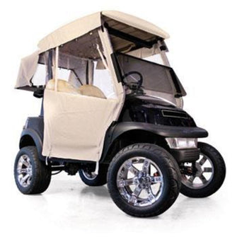 Lakeside Buggies Club Car DS 2-Passenger Red Dot 3-Sided Beige Vinyl Enclosure (Years 2000-Up)- 61960 Club Car Enclosures