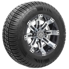 Lakeside Buggies 10” GTW Tempest Black and Machined Wheels with 20” Fusion DOT Street Tires – Set of 4- A19-333 GTW Tire & Wheel Combos