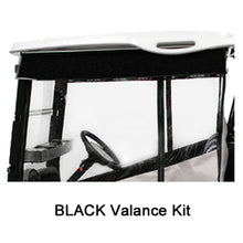 Lakeside Buggies Red Dot Chameleon Valance With Black Sunbrella Fabric For Yamaha Drive2 (Years 2017-Up)- 64026 Yamaha Valances