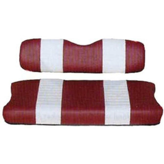 Lakeside Buggies SEAT COVER SET,RED/WHTE,FRONT,CC 79-99- 20019 Lakeside Buggies Direct Premium seat cushions and covers