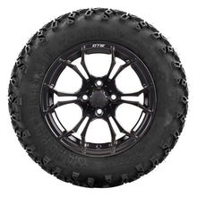 Lakeside Buggies 12” GTW Spyder Matte Black Wheels with Sahara Classic A/T Tires – Set of 4- A19-388 GTW Tire & Wheel Combos