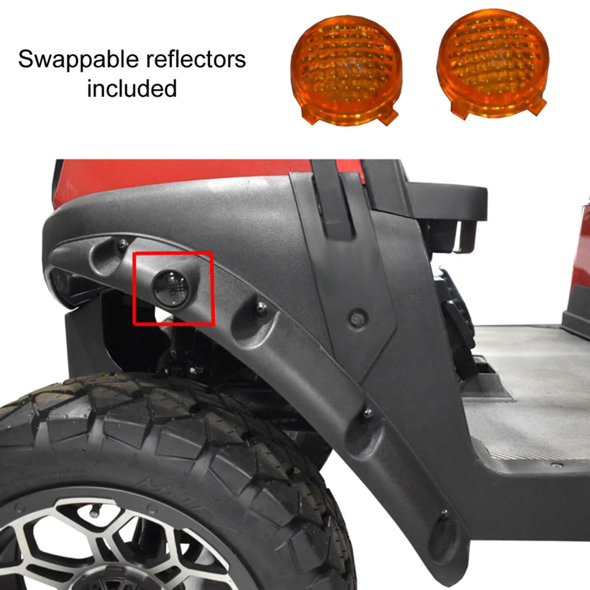 GTW Fender Flare Set for Club Car Tempo 2018-Up Lakeside Buggies