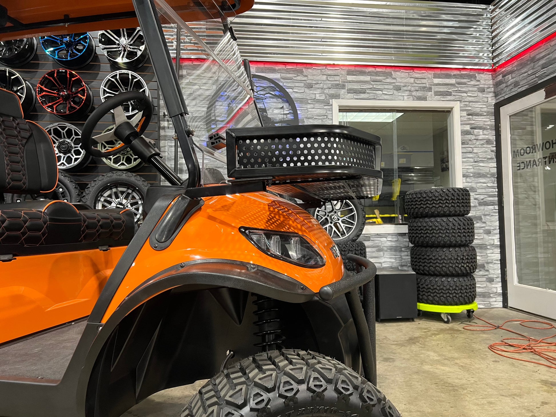 Front Clay Basket for Icon golf carts PN# ICON BASKET -  Lakeside Buggies at LakesideBuggies.com