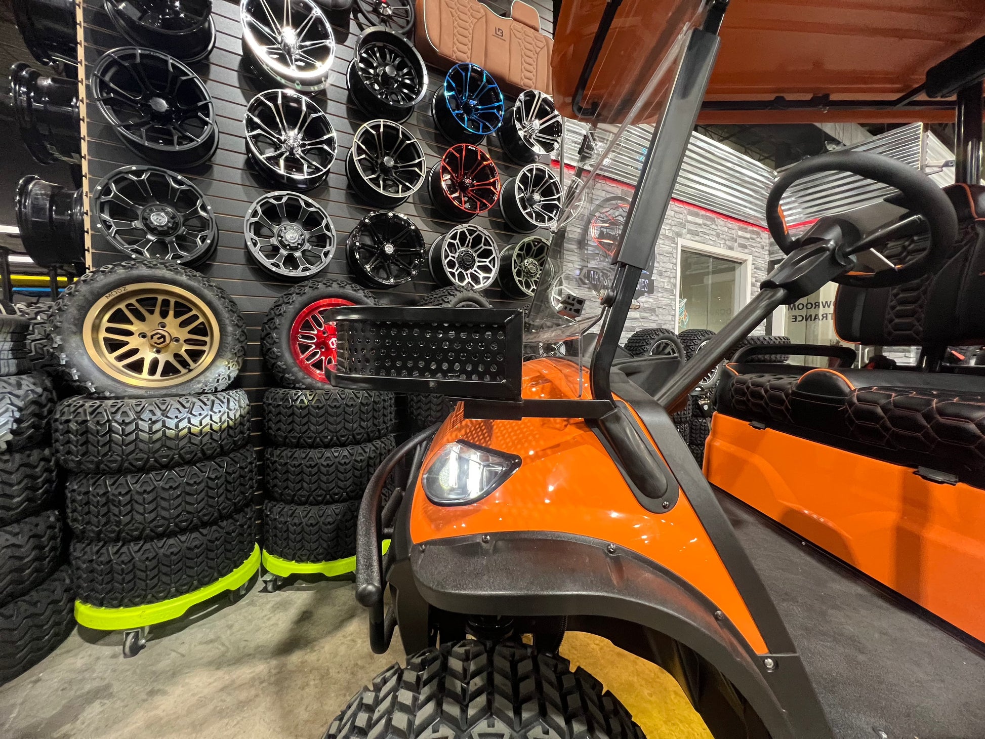 Front Clay Basket for Icon golf carts PN# ICON BASKET -  Lakeside Buggies at LakesideBuggies.com