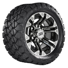 Lakeside Buggies 10" GTW Specter Black and Machined Wheels with 22" Timberwolf Mud Tires - Set of 4- A19-312 GTW Tire & Wheel Combos
