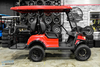 2024 EPIC E40L Red Pearl  Lifted 4 Passenger Golf Cart 600334 PN# HP220600334 -  EPIC Carts at LakesideBuggies.com