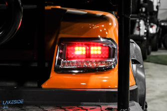2023 Icon i40L Custom Build  Orange  Lithium Golf Cart PN# LT-A0130412